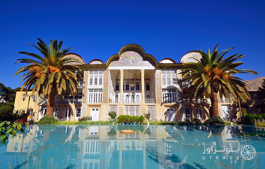 عمارت اصلی باغ ارم شیراز
